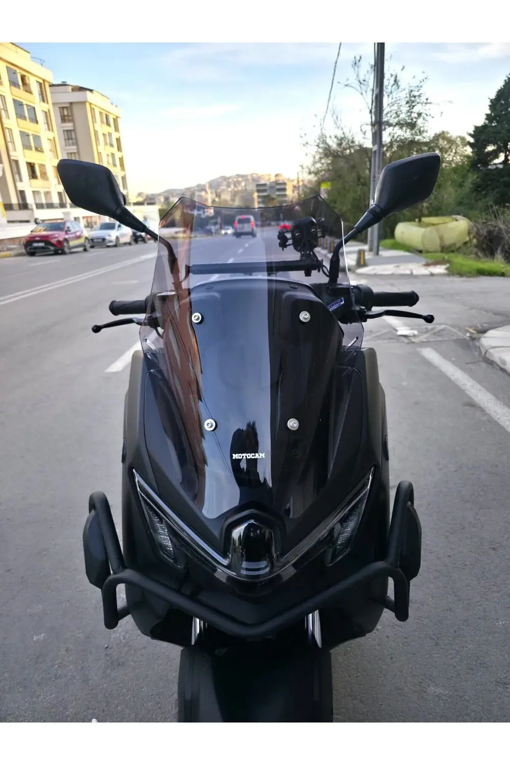 Yamaha Nmax Siperlik Ön Cam 2025 Model 49cm Füme Renkli 4mm Spor
