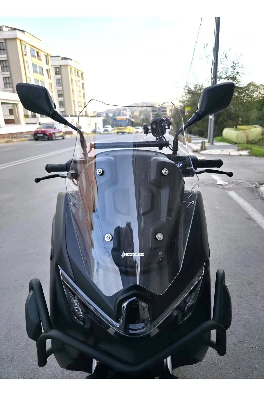 Yamaha Nmax Siperlik Ön Cam 2025 Model 49cm Şeffaf Renkli 4mm Spo