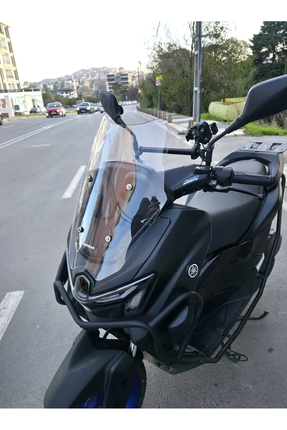 Yamaha Nmax Siperlik Ön Cam 2025 Model 49cm Şeffaf Renkli 4mm Spo
