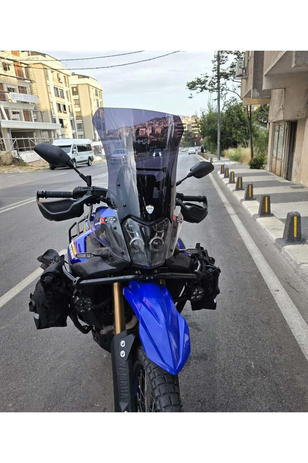 Yamaha Tenere 700 World Raid Ön Cam 2023-2024 Model 45cm Siyah Re