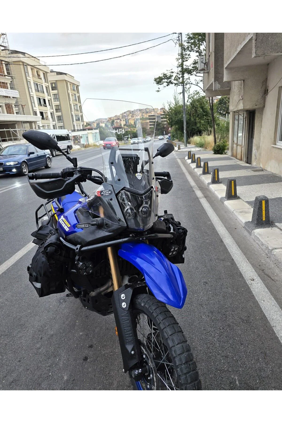 Yamaha Tenere 700 World Raid Ön Cam 2023-2024 Model 45cm Şeffaf R