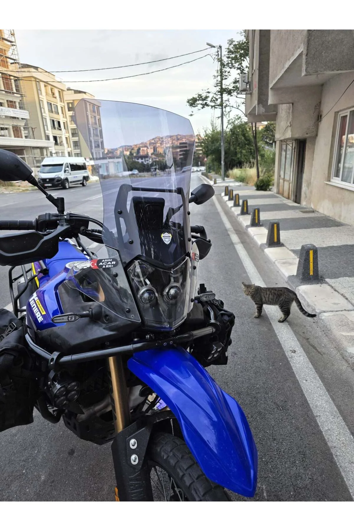 Yamaha Tenere 700 World Raid Ön Cam 2023-2024 Model 45cm Füme Ren