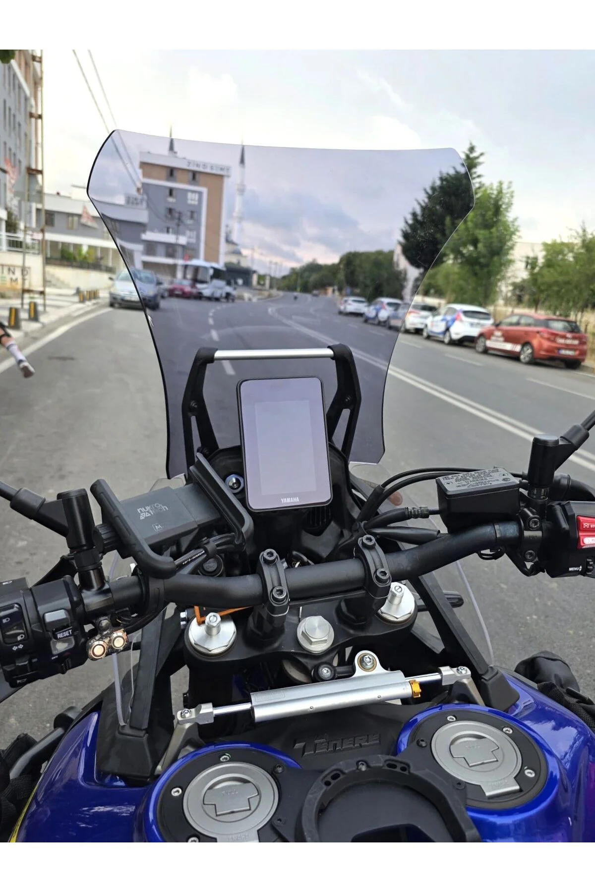 Yamaha Tenere 700 World Raid Ön Cam 2023-2024 Model 45cm Füme Ren