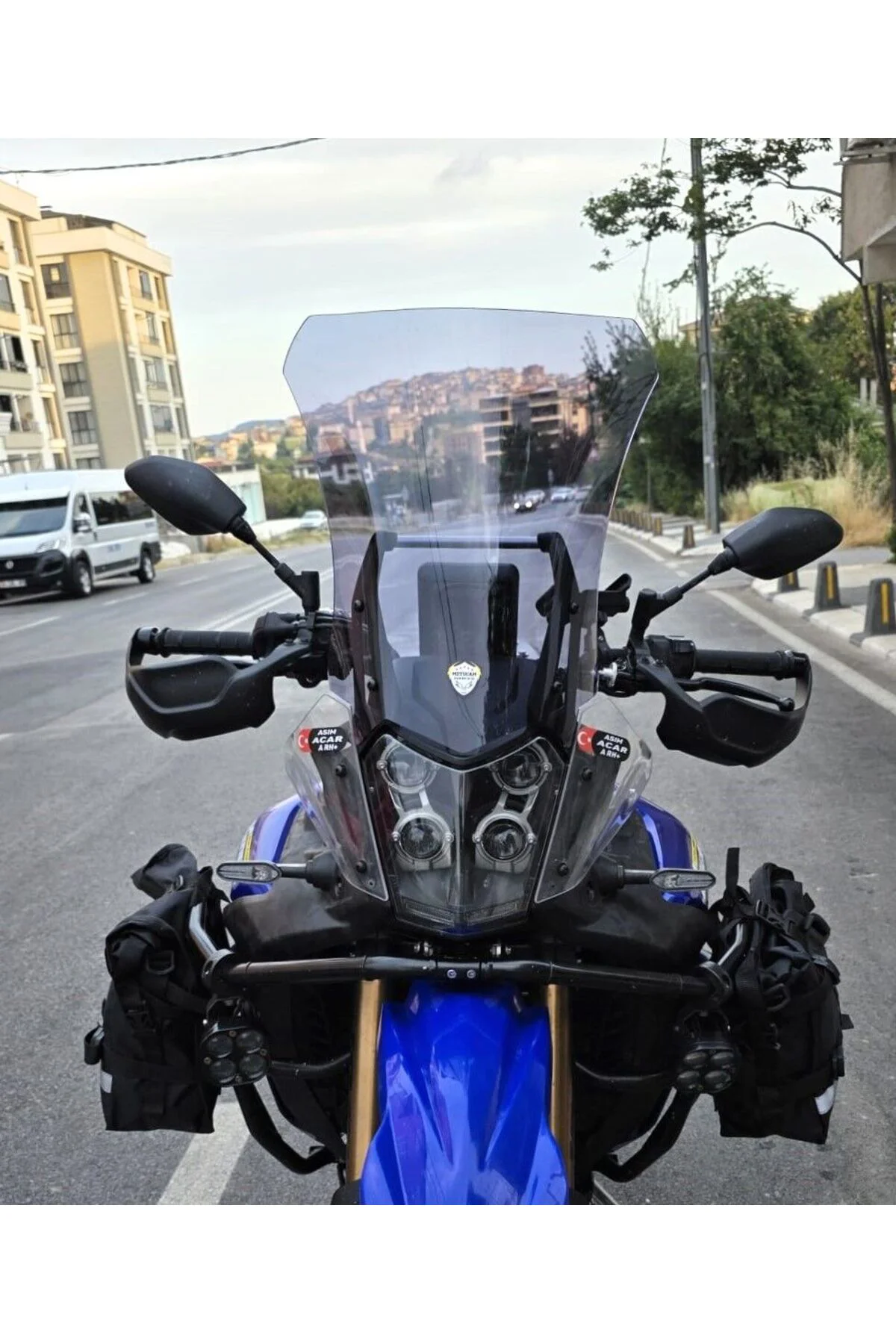 Yamaha Tenere 700 World Raid Ön Cam 2023-2024 Model 45cm Füme Ren