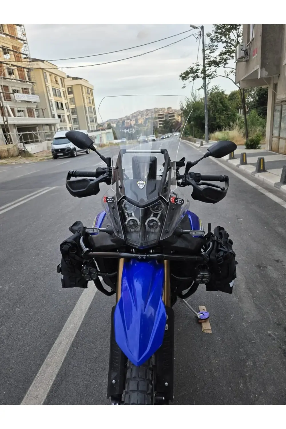 Yamaha Tenere 700 World Raid Ön Cam 2023-2024 Model 45cm Şeffaf R