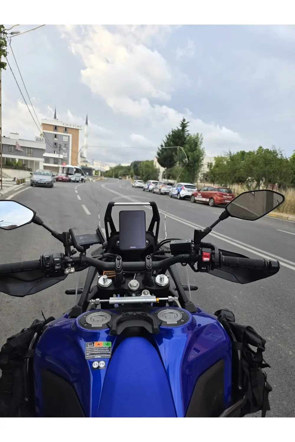 Yamaha Tenere 700 World Raid Ön Cam 2023-2024 Model 45cm Şeffaf R