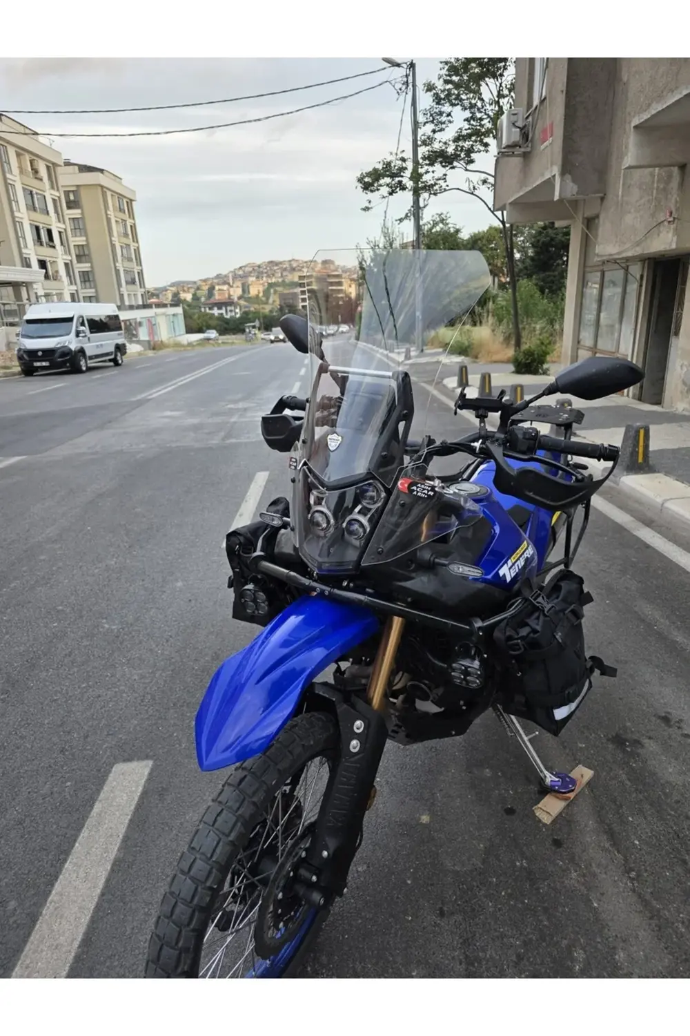 Yamaha Tenere 700 World Raid Ön Cam 2023-2024 Model 45cm Şeffaf R