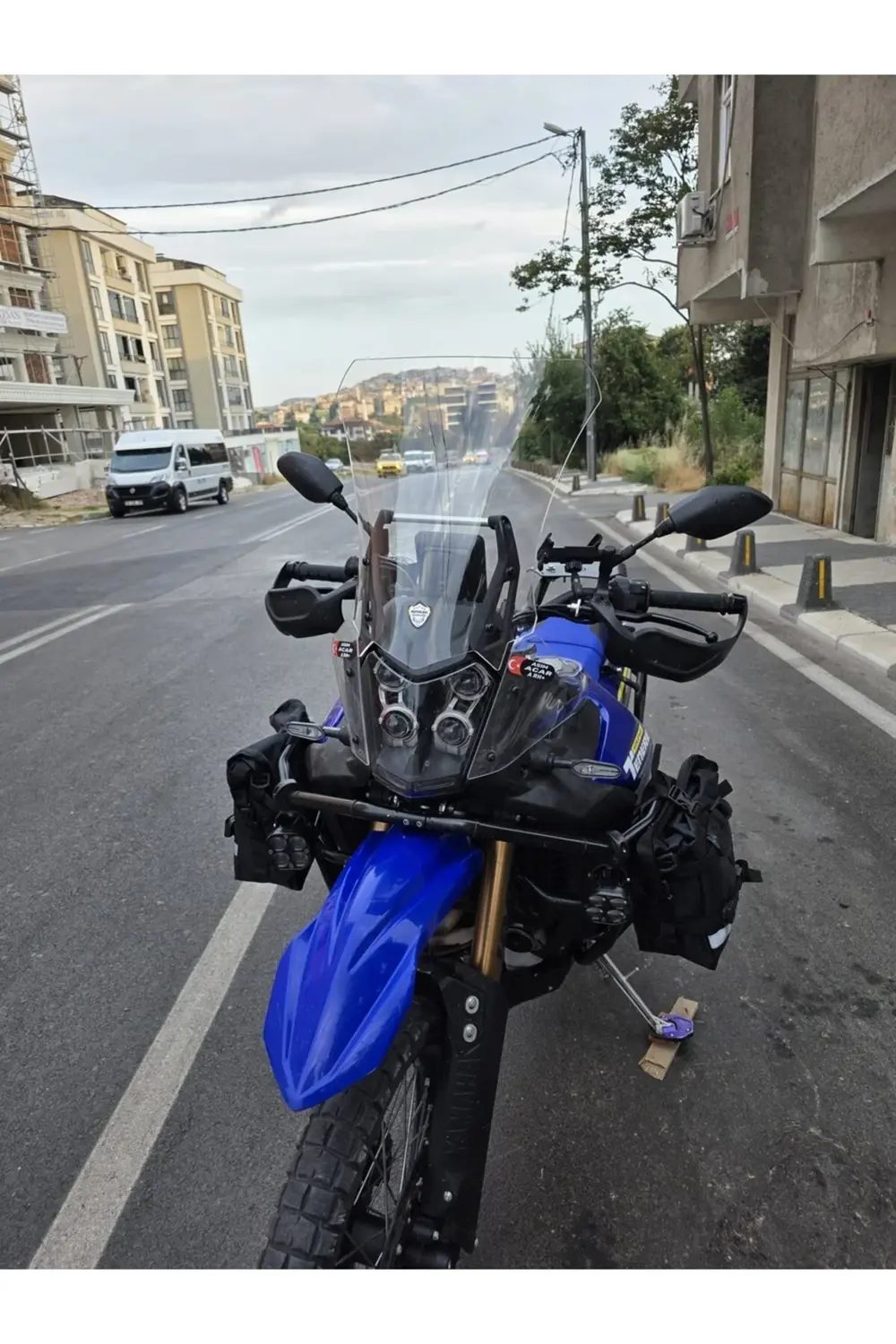 Yamaha Tenere 700 World Raid Ön Cam 2023-2024 Model 45cm Şeffaf R