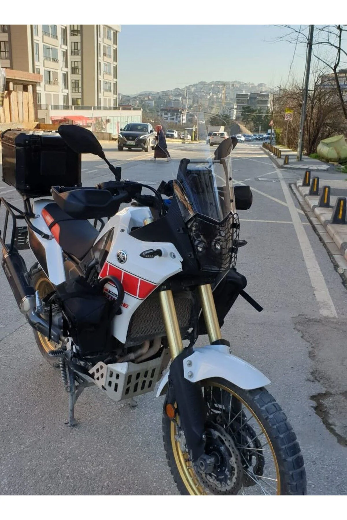 Yamaha Tenere Rall 700 Ön Cam 2019-2026 Model 39cm Şeffaf Renkli 