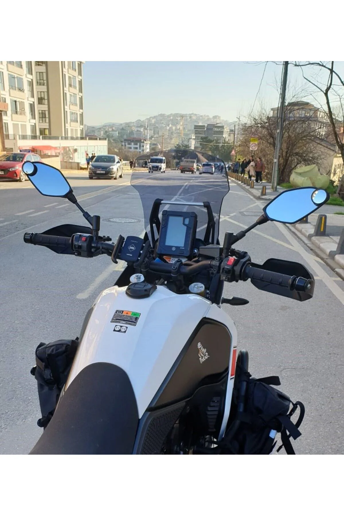 Yamaha Tenere Rall 700 Ön Cam 2019-2026 Model 39cm Füme Renkli 4m