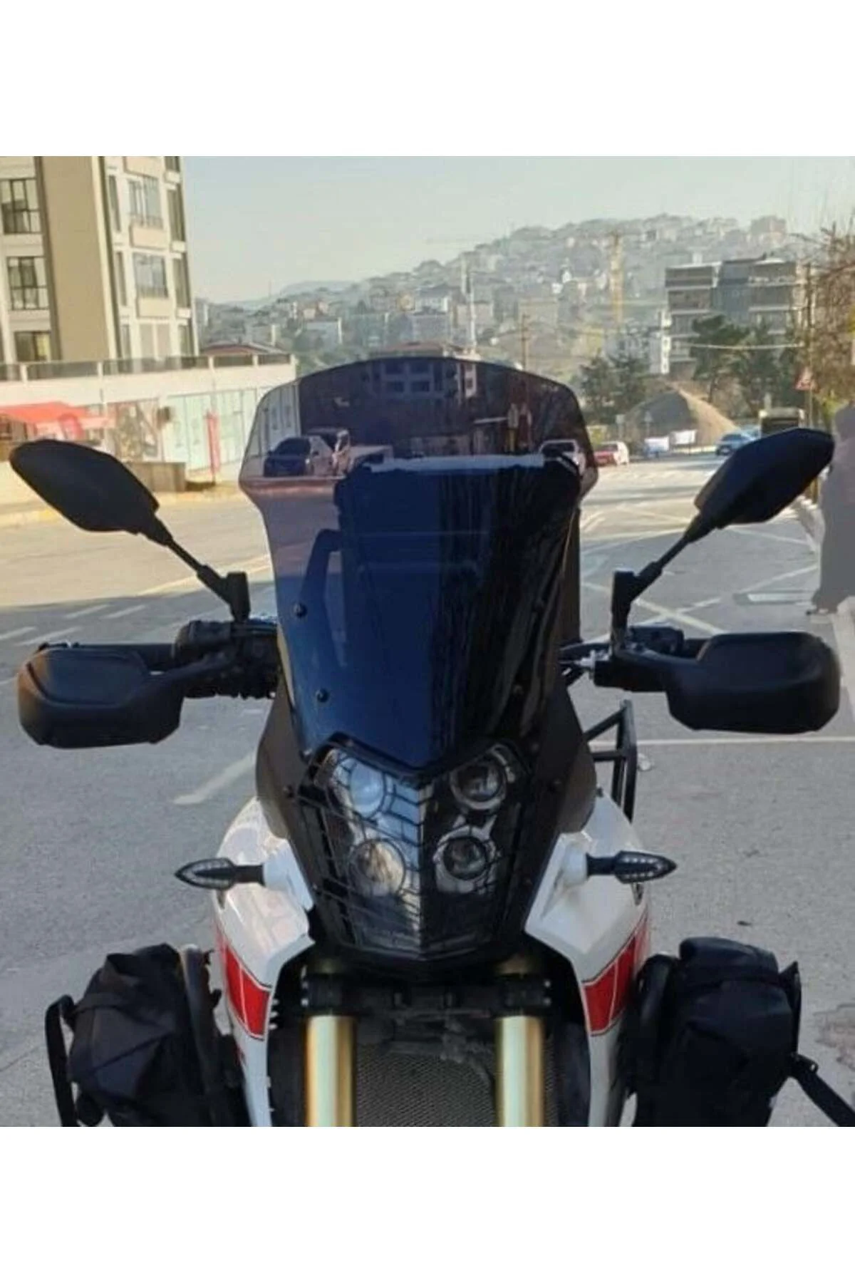 Yamaha Tenere Rall 700 Ön Cam 2019-2026 Model 39cm Siyah Renkli 4
