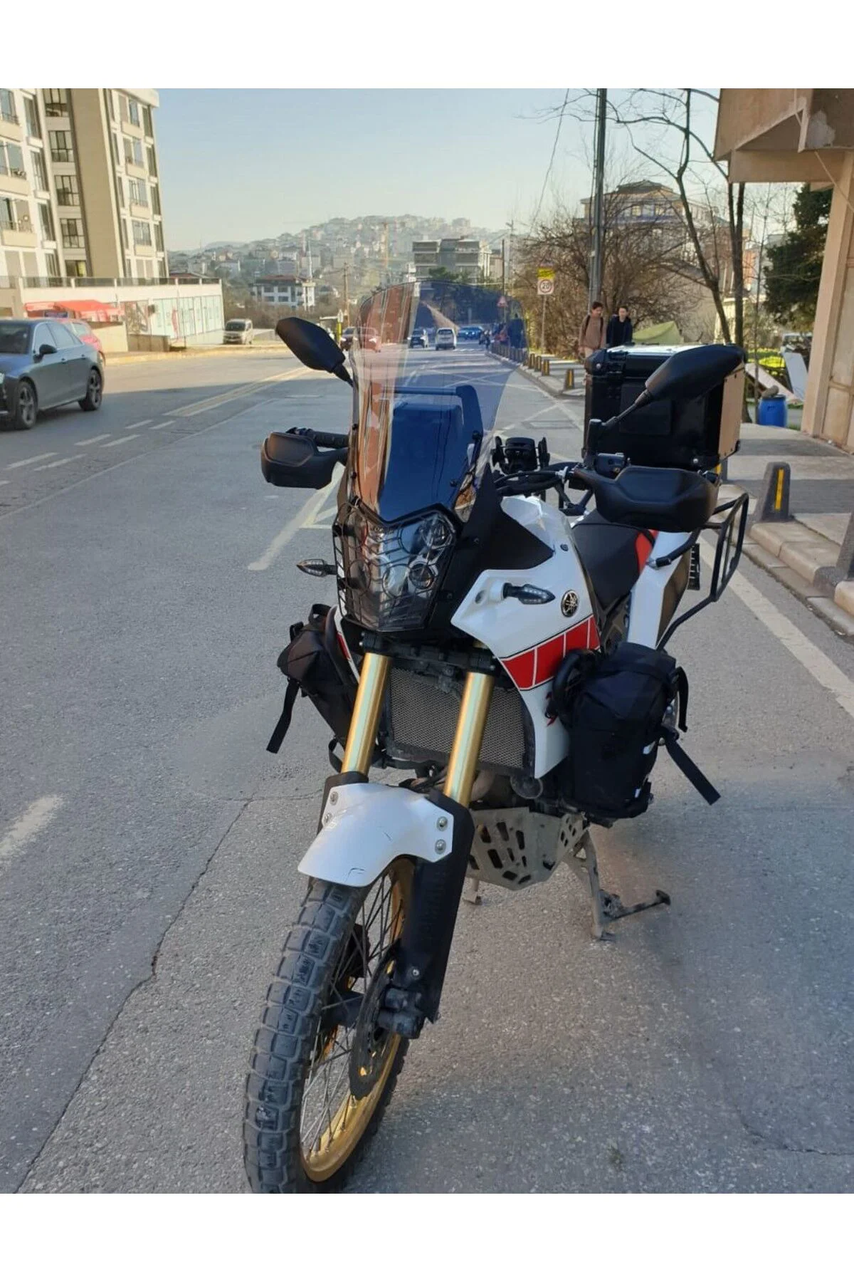 Yamaha Tenere Rall 700 Ön Cam 2019-2026 Model 39cm Füme Renkli 4m