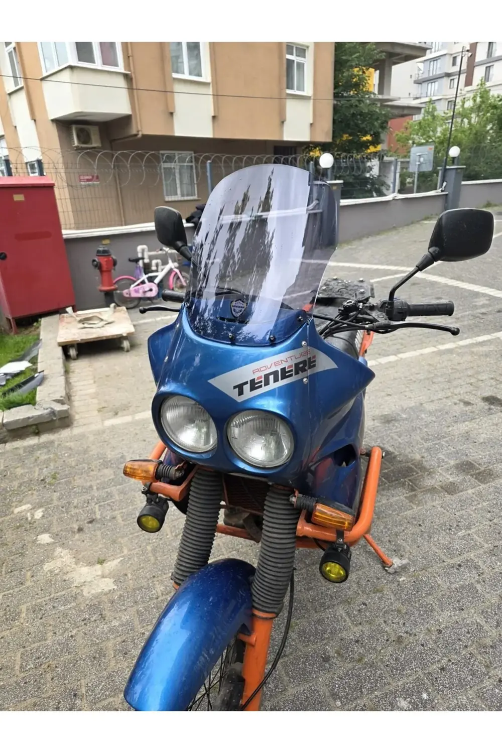 Yamaha Tenere XT 660 Z Ön Cam 1991-1999 Model 36cm Füme Renkli 4m