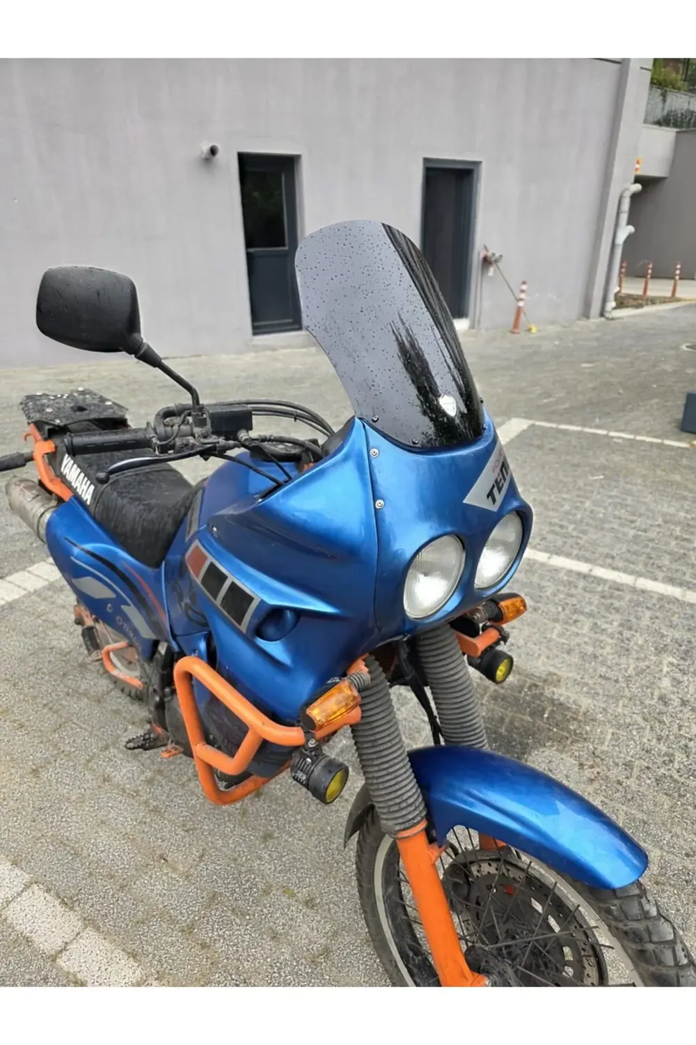 Yamaha Tenere XT 660 Z Ön Cam 1991-1999 Model 36cm Siyah Renkli 4