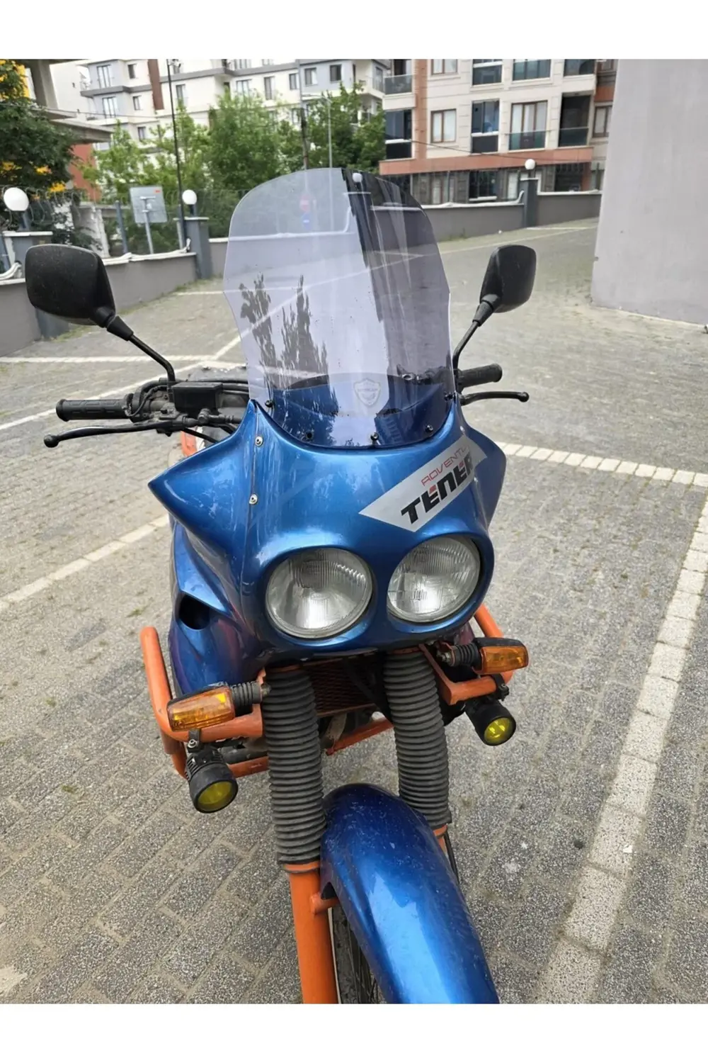 Yamaha Tenere XT 660 Z Ön Cam 1991-1999 Model 36cm Füme Renkli 4m