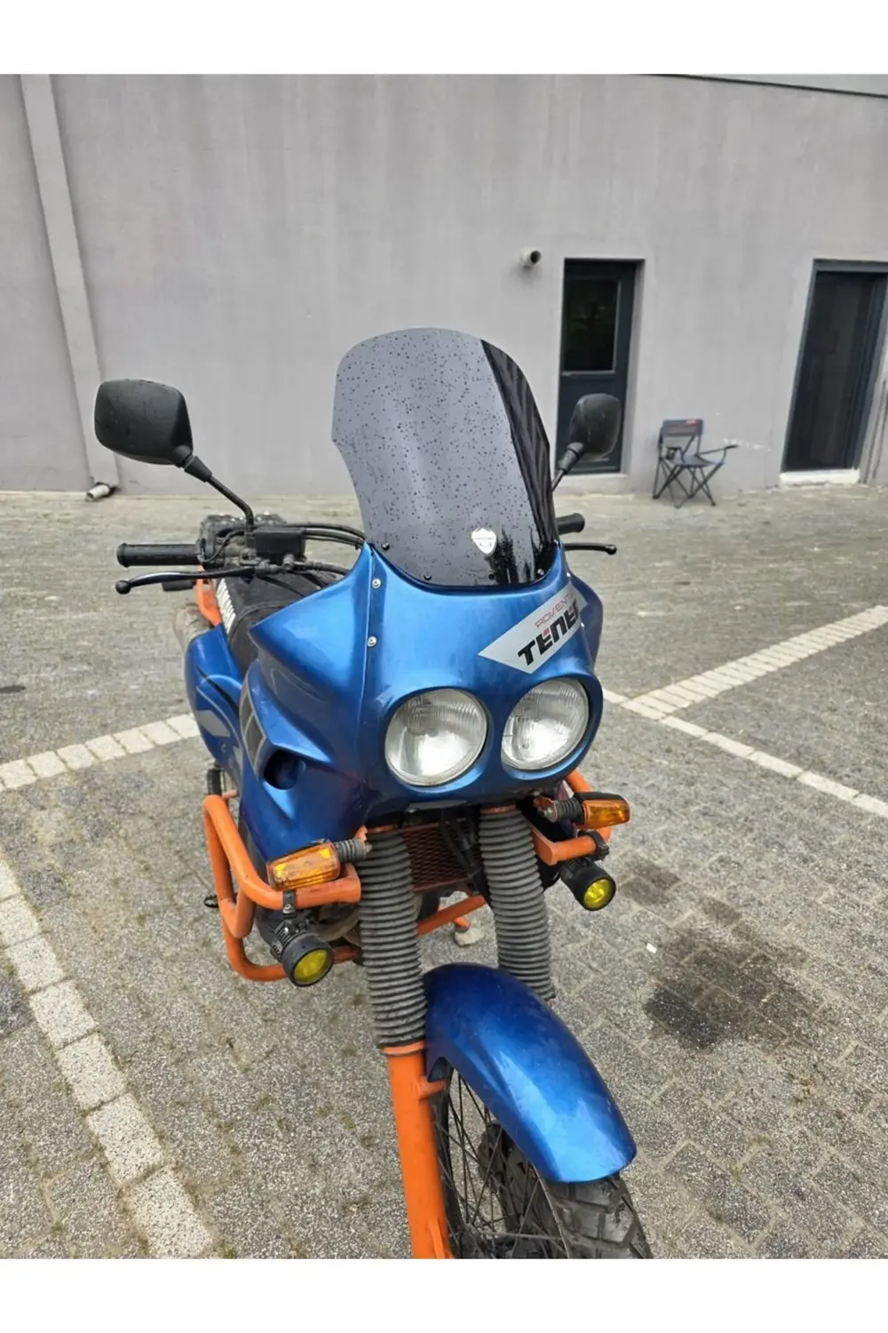 Yamaha Tenere XT 660 Z Ön Cam 1991-1999 Model 36cm Siyah Renkli 4