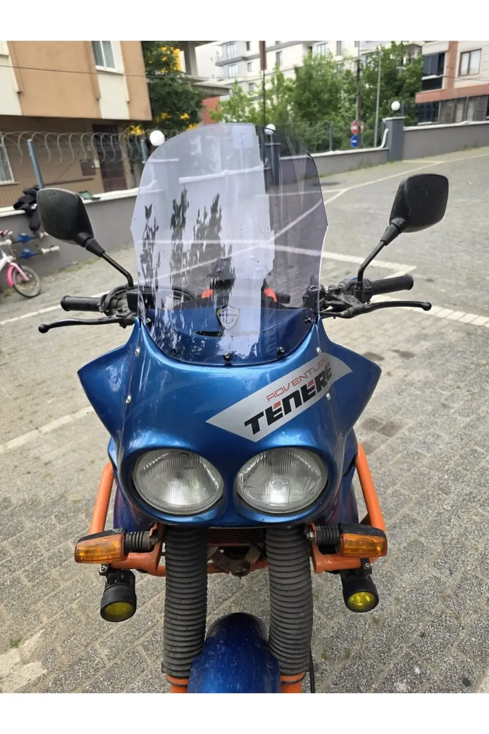 Yamaha Tenere XT 660 Z Ön Cam 1991-1999 Model 36cm Füme Renkli 4m