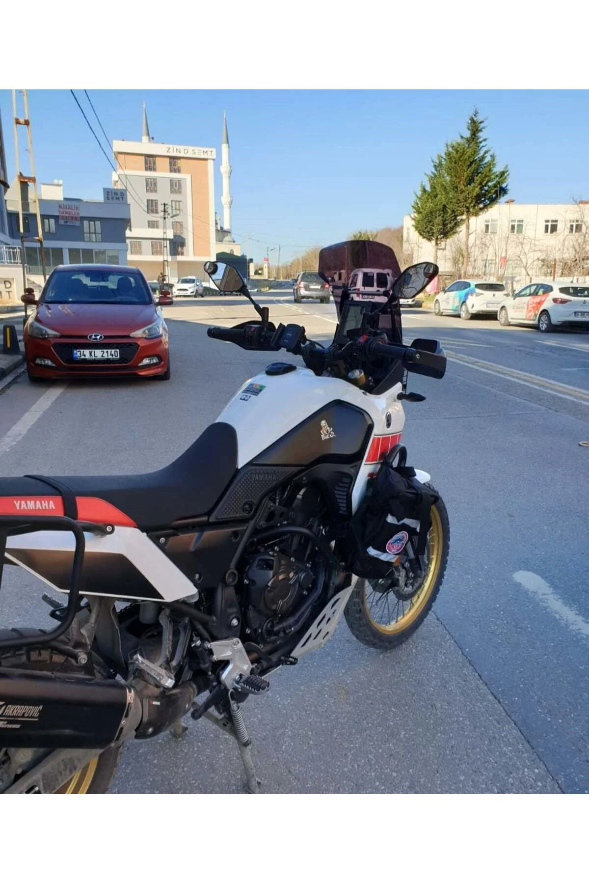 Yamaha Tenere XT 660 Z Ön Cam 1991-1999 Model 36cm Siyah Renkli 4mm