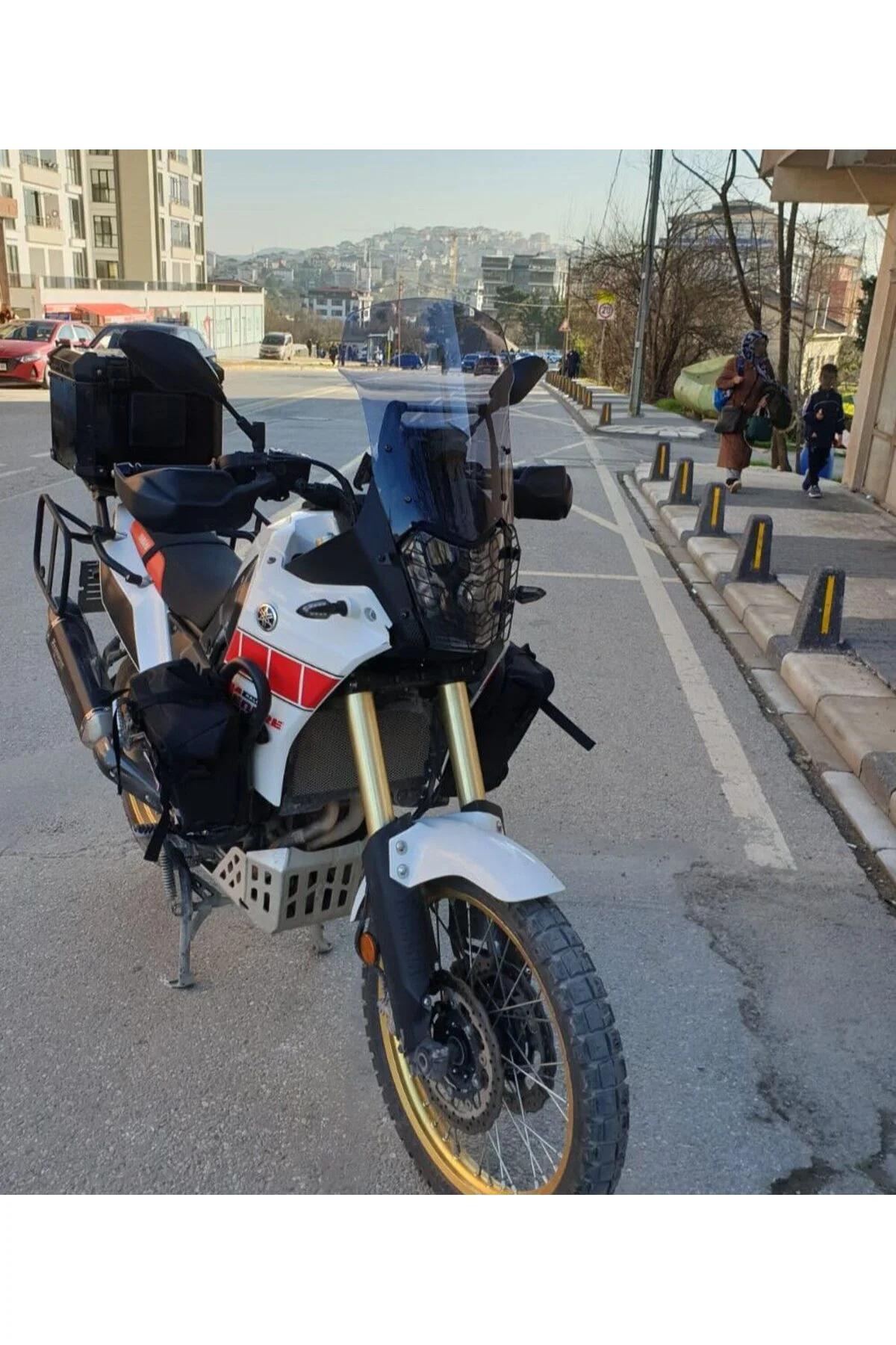 Yamaha Tenere XT 660 Z Ön Cam 1991-1999 Model 36cm Füme Renkli 4m