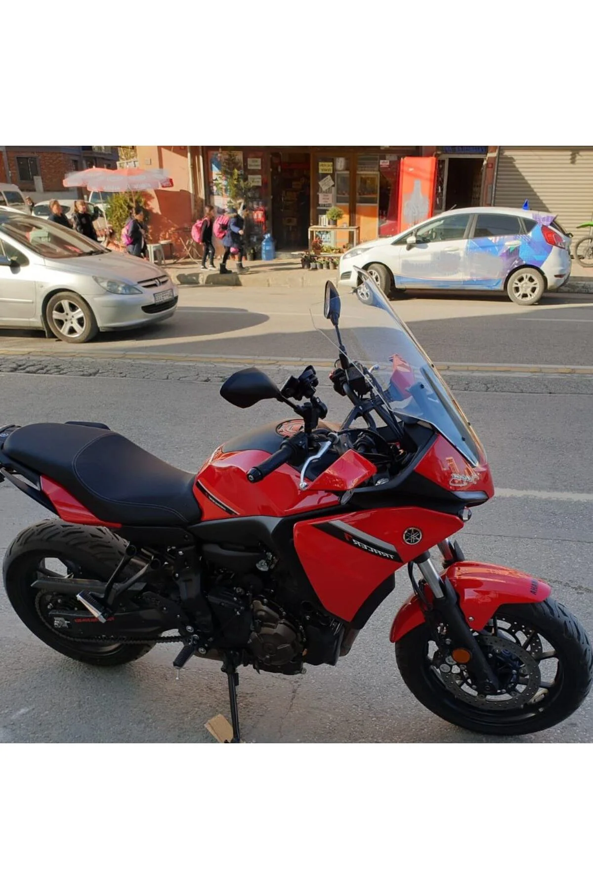 Yamaha Tracer 700 Ön Cam 2021-2026 Model 59cm Şeffaf Renkli 4mm U