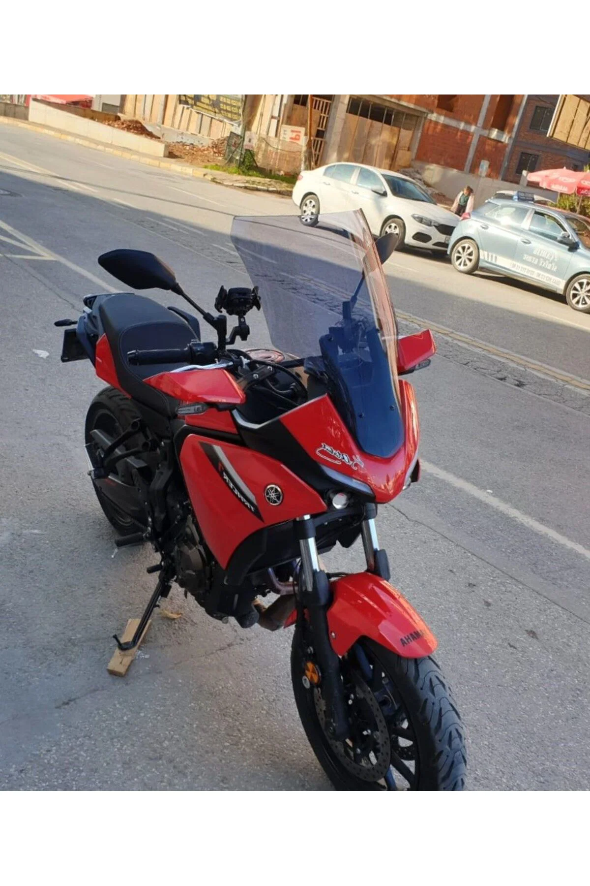 Yamaha Tracer 700 Ön Cam 2021-2026 Model 59cm Füme Renkli 4mm