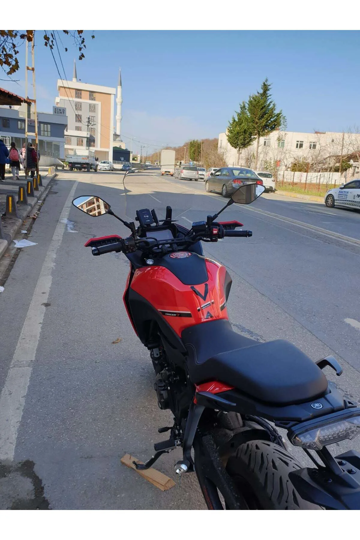 Yamaha Tracer 700 Ön Cam 2021-2026 Model 59cm Şeffaf Renkli 4mm U