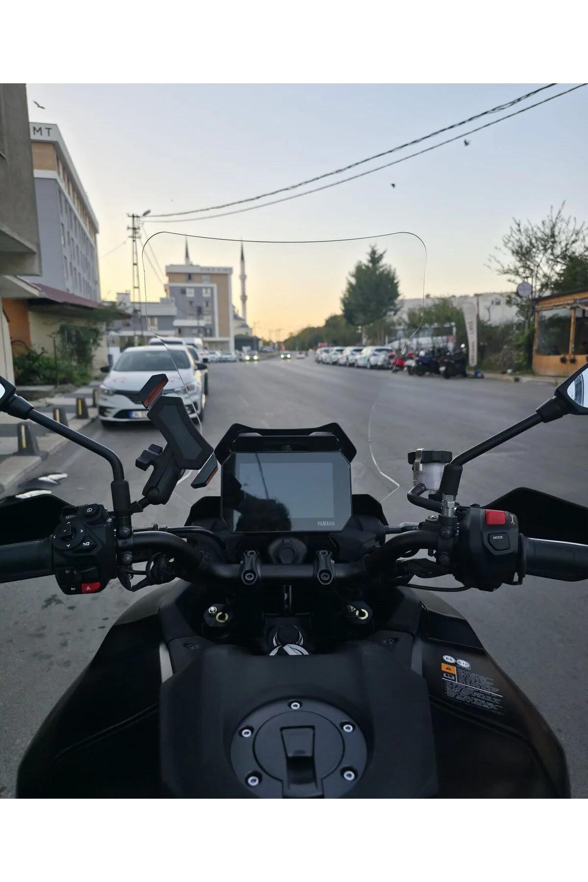Yamaha Tracer 9 GT Ön Cam 2025-2026 Model 60cm Şeffaf Renkli 4mm