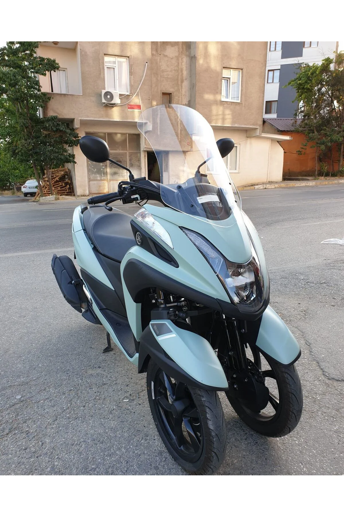 Yamaha Tricity 155 Ön Cam 2014-2026 Model 60cm Şeffaf Renkli 4mm