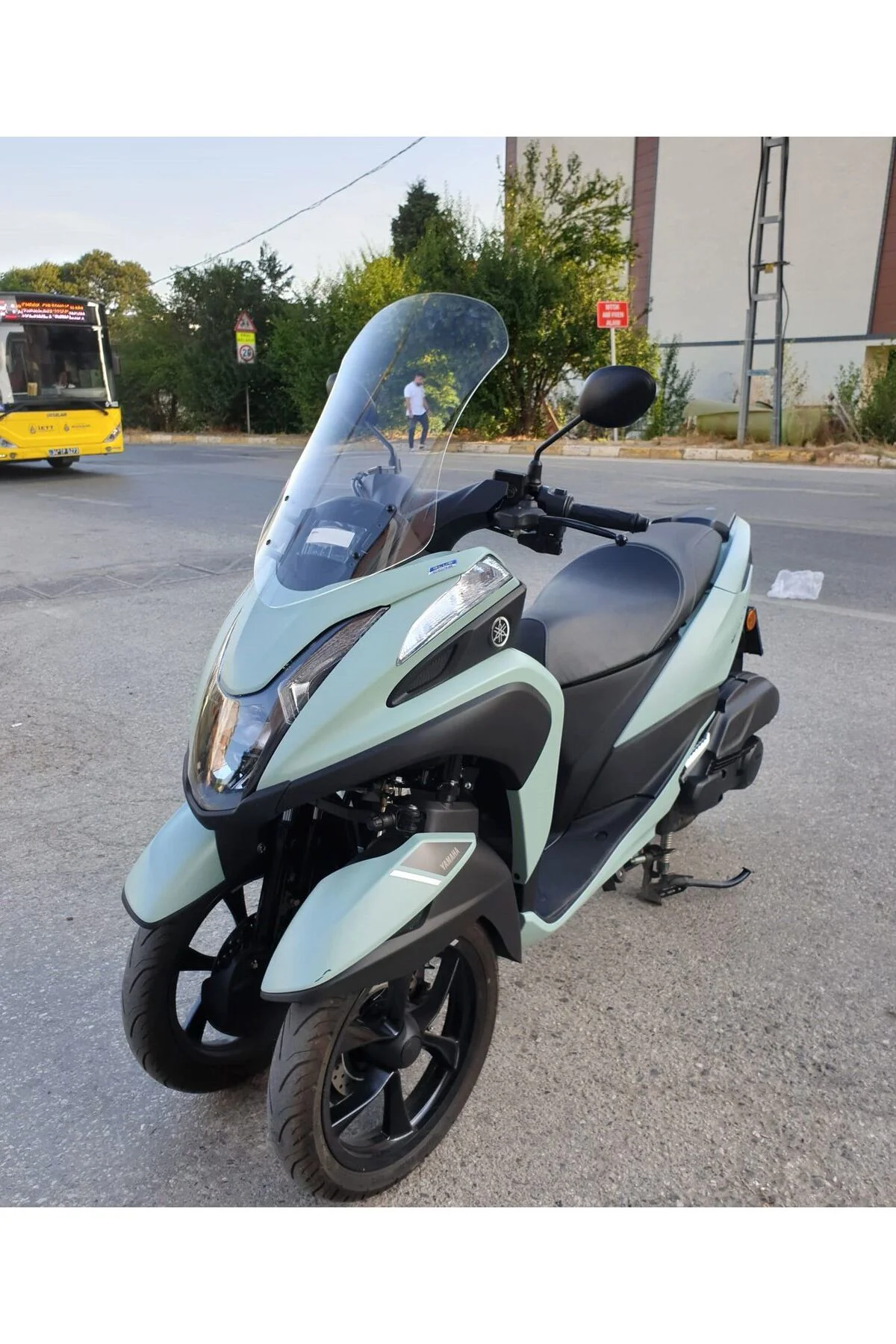 Yamaha Tricity 155 Ön Cam 2014-2026 Model 60cm Şeffaf Renkli 4mm