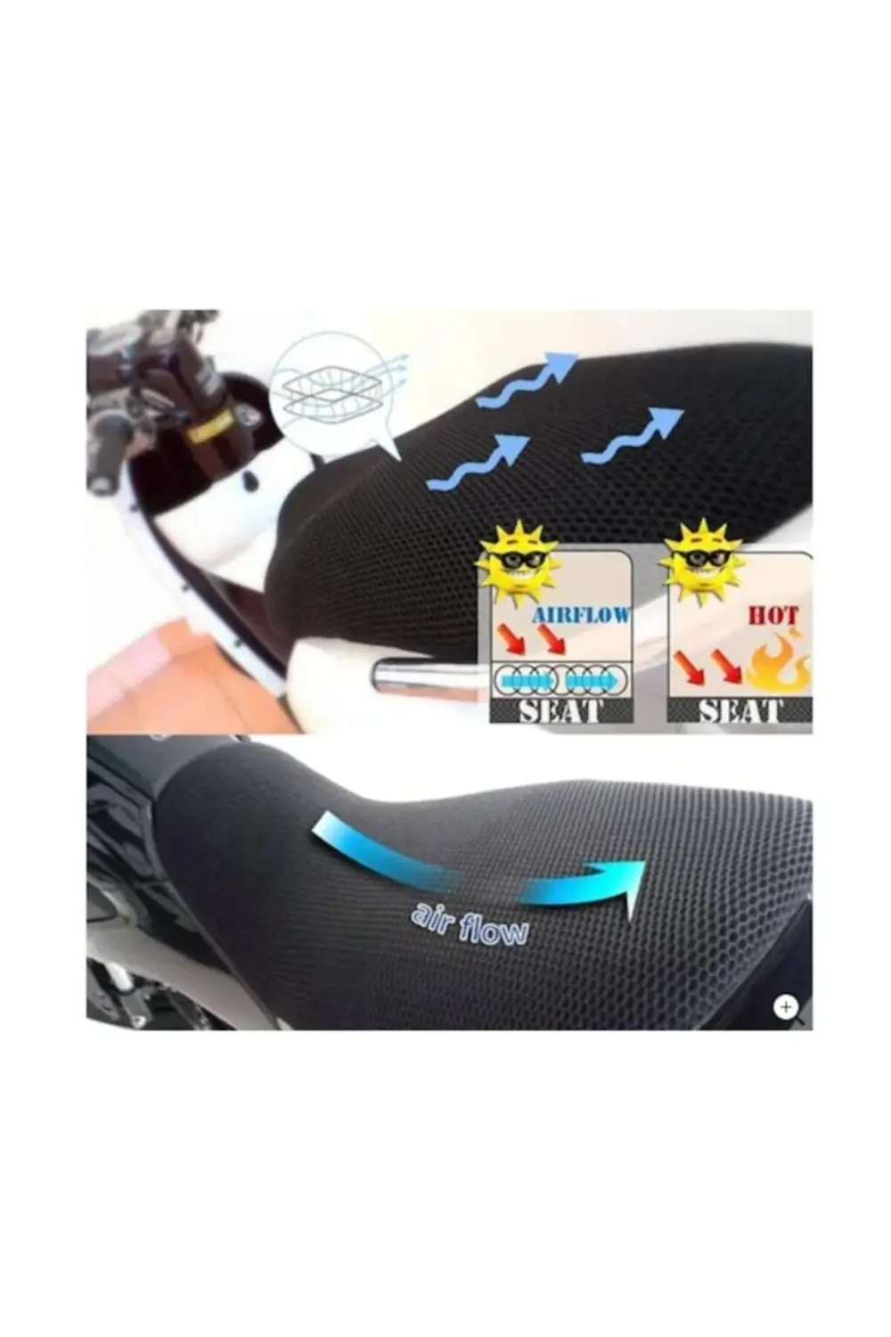 Yamaha X-max Sele Kılıfı Fileli 3d Sym Gts 250 Joymax 250 X-max 4