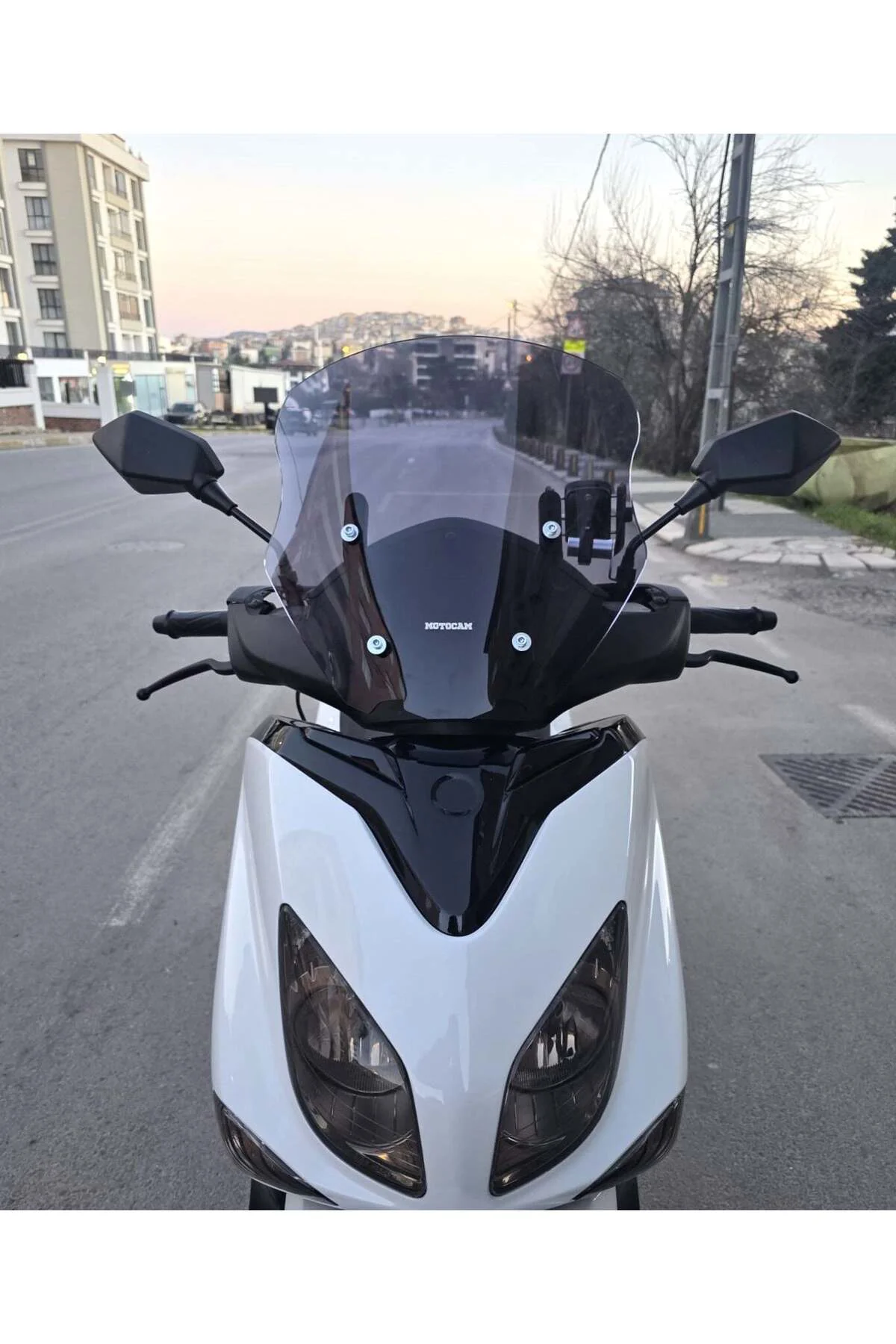 Yamaha Xcity 250 Ön Cam 2007-2017 Model 40cm Füme Renkli 4mm