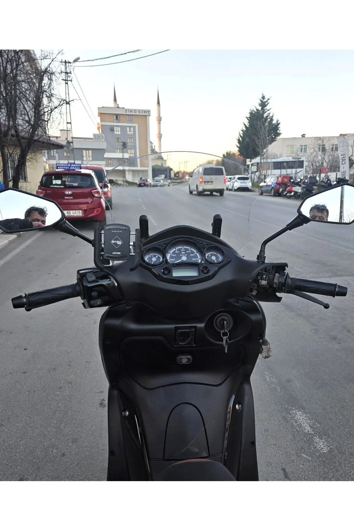 Yamaha Xcity 250 Ön Cam 2007-2017 Model 40cm Şeffaf Renkli 4mm