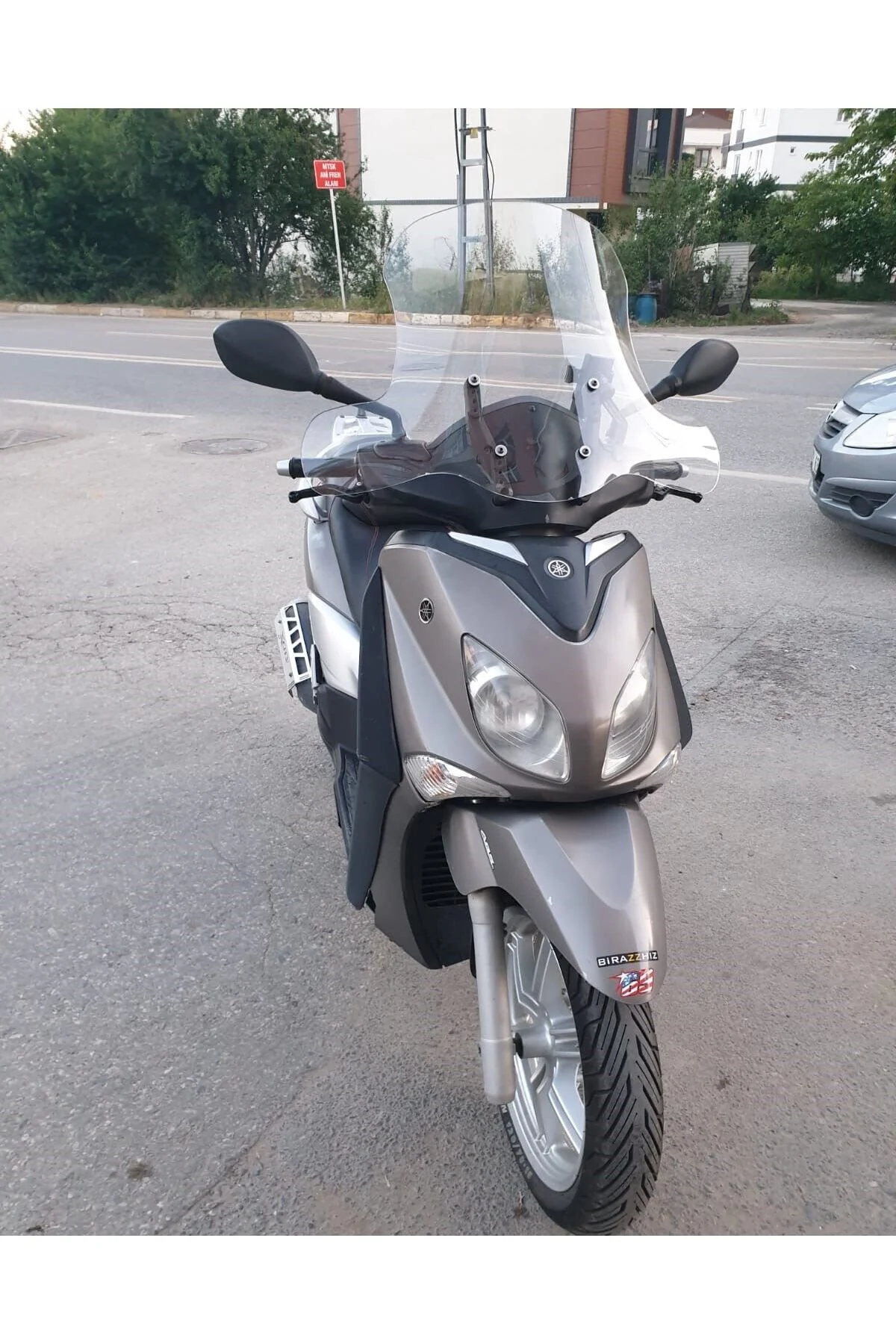 Yamaha Xcity 250 Ön Cam 2011-2016 Model 50cm Şeffaf Renkli 4mm EL