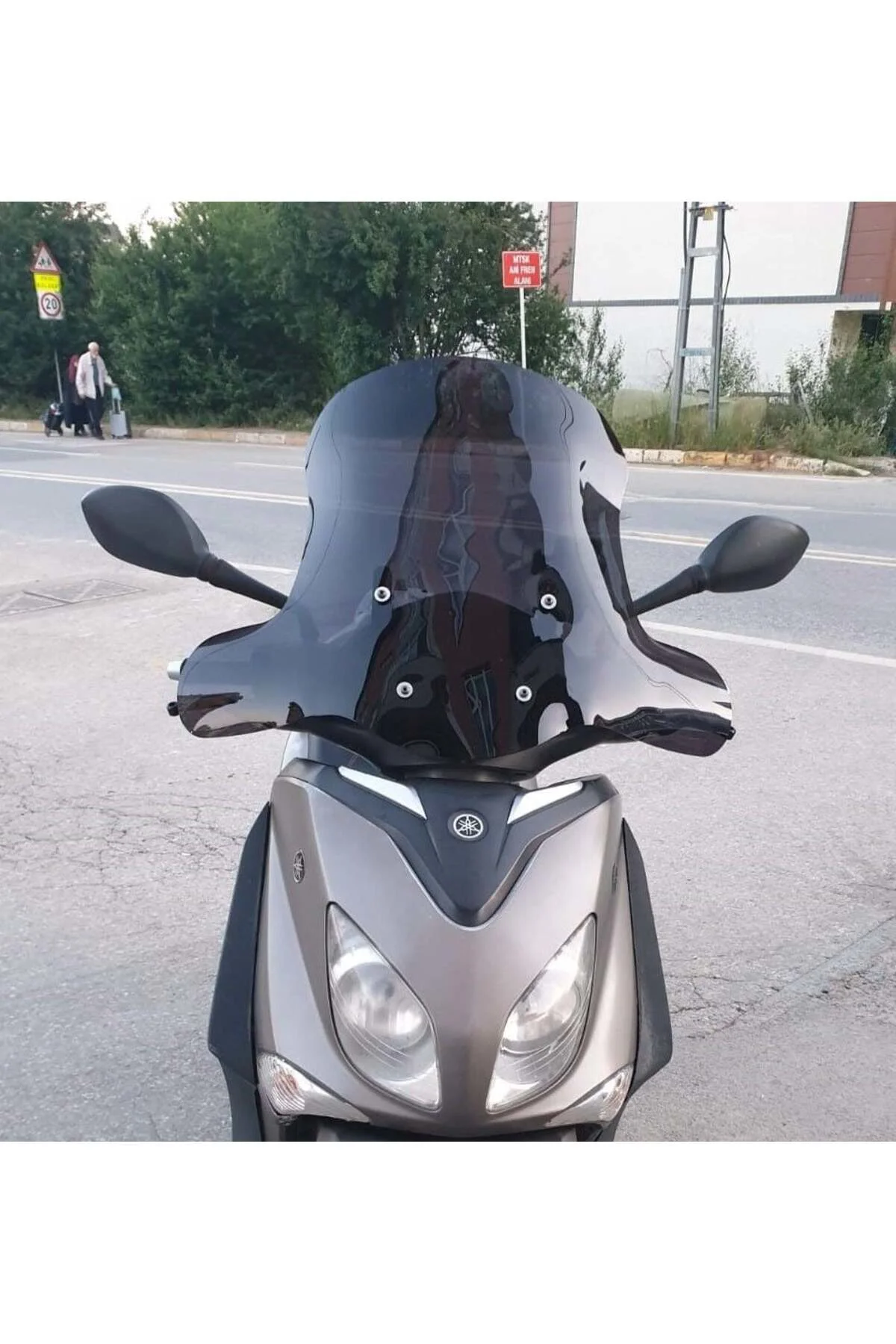 Yamaha Xcity 250 Ön Cam 2011-2016 Model 50cm Siyah Renkli 4mm ELC