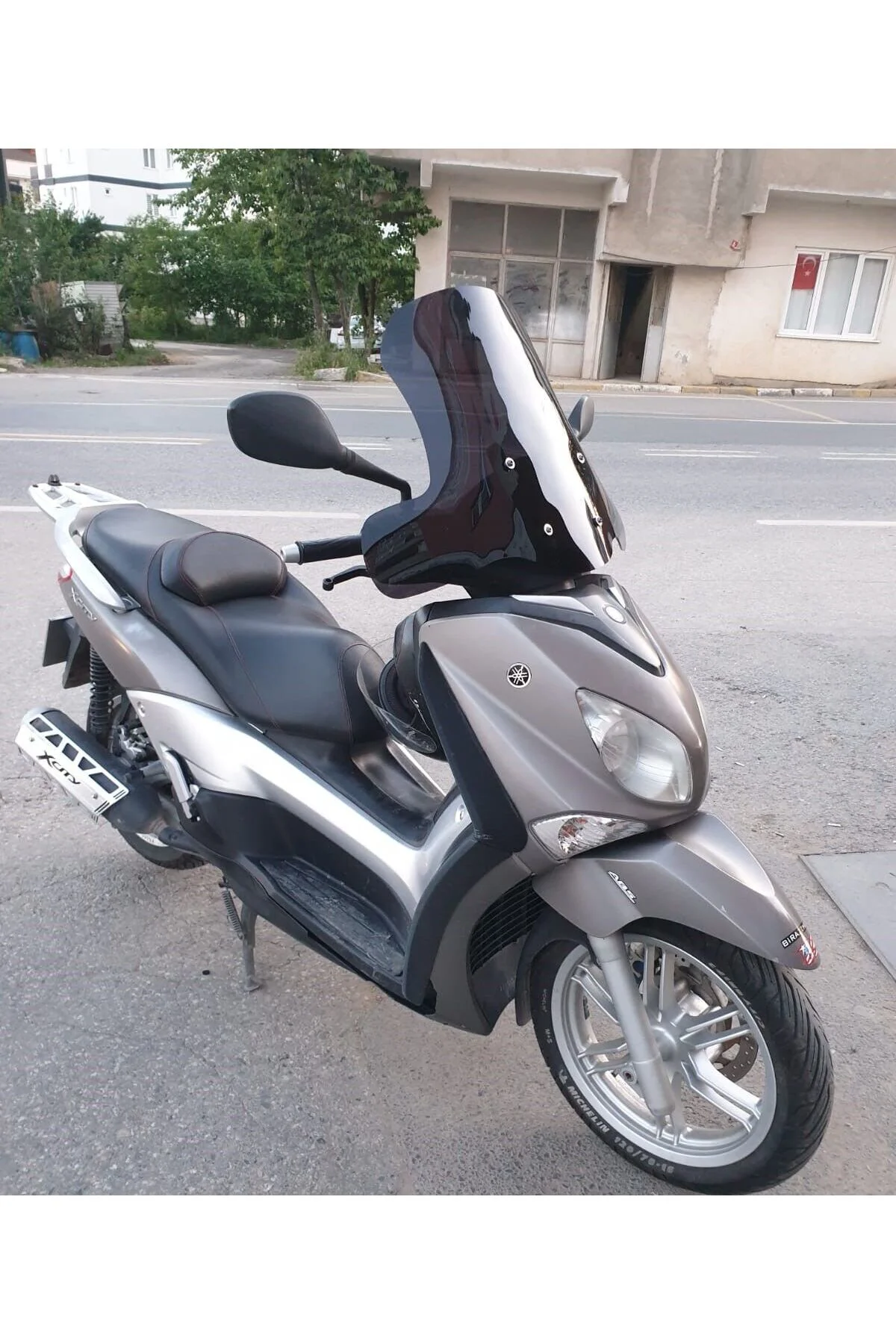 Yamaha Xcity 250 Ön Cam 2011-2016 Model 50cm Siyah Renkli 4mm ELC