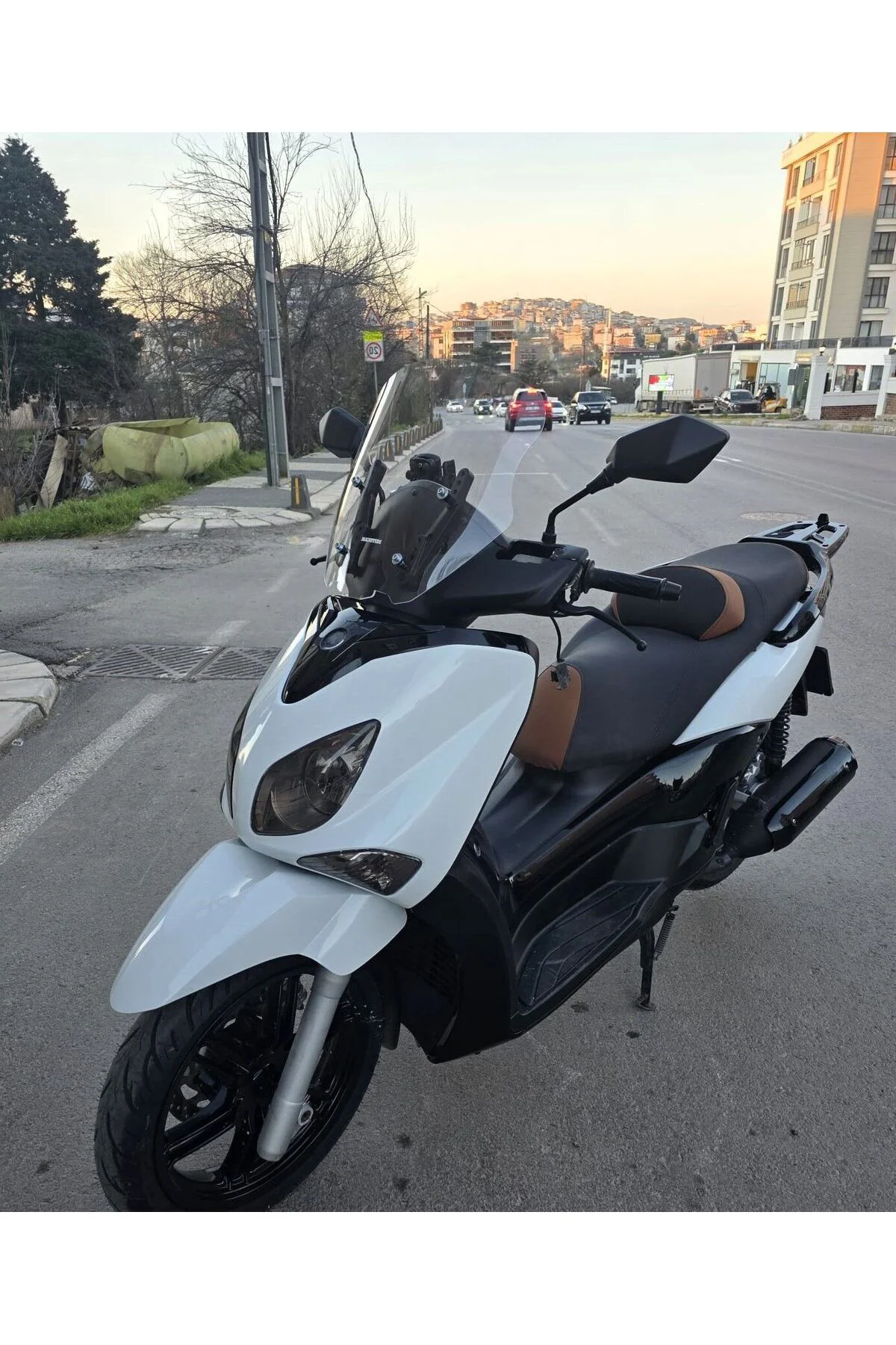 Yamaha Xcity 250 Ön Cam 2007-2017 Model 40cm Şeffaf Renkli 4mm