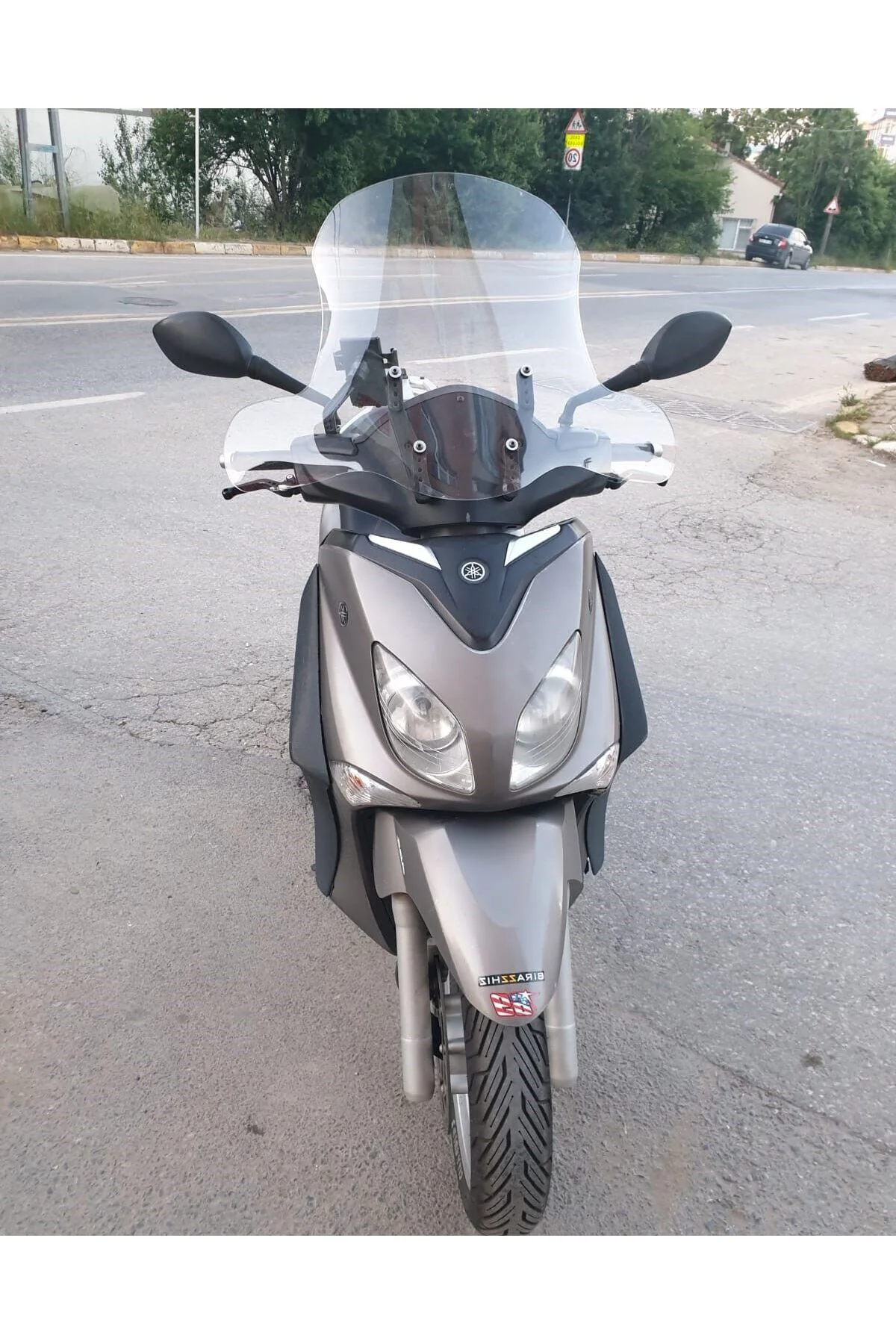 Yamaha Xcity 250 Ön Cam 2011-2016 Model 50cm Şeffaf Renkli 4mm EL