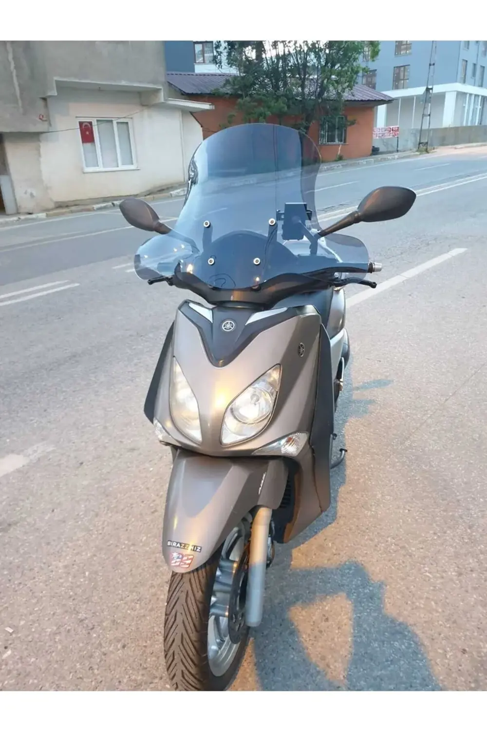 Yamaha Xcity 250 Ön Cam 2011-2016 Model 50cm Füme Renkli 4mm ELCİ