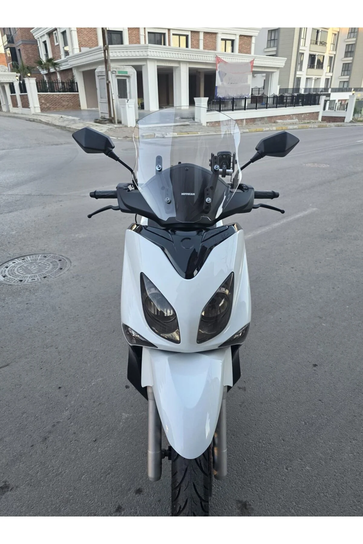 Yamaha Xenter 150 Ön Cam 2013-2016 Model 40cm Şeffaf Renkli 4mm