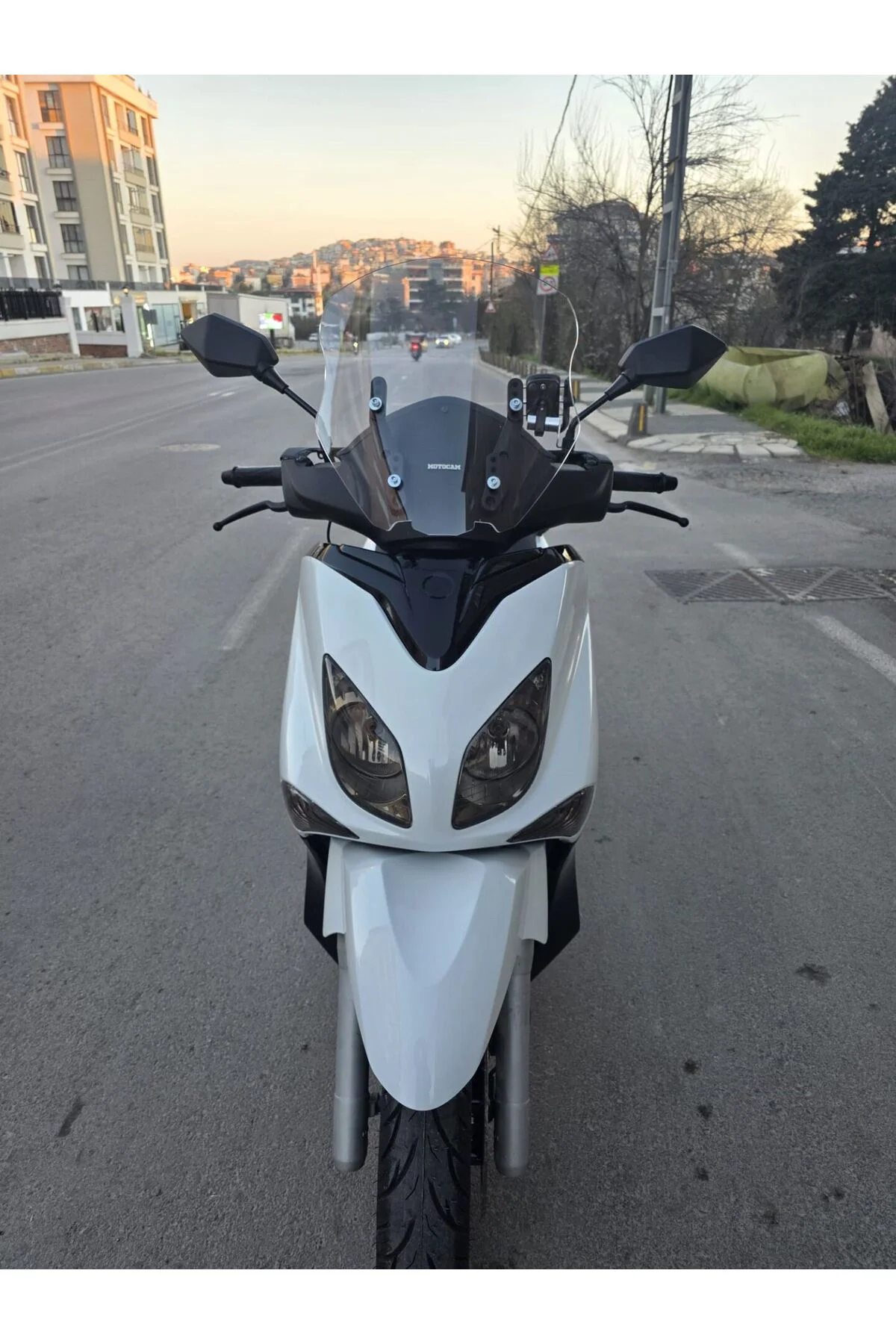 Yamaha Xenter 150 Ön Cam 2013-2016 Model 40cm Şeffaf Renkli 4mm