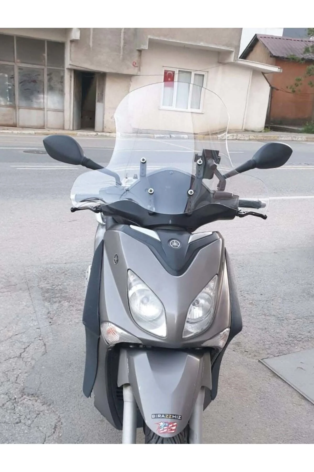 Yamaha Xenter 150 Ön Cam 2013-2016 Model 50cm Şeffaf Renkli 4mm E
