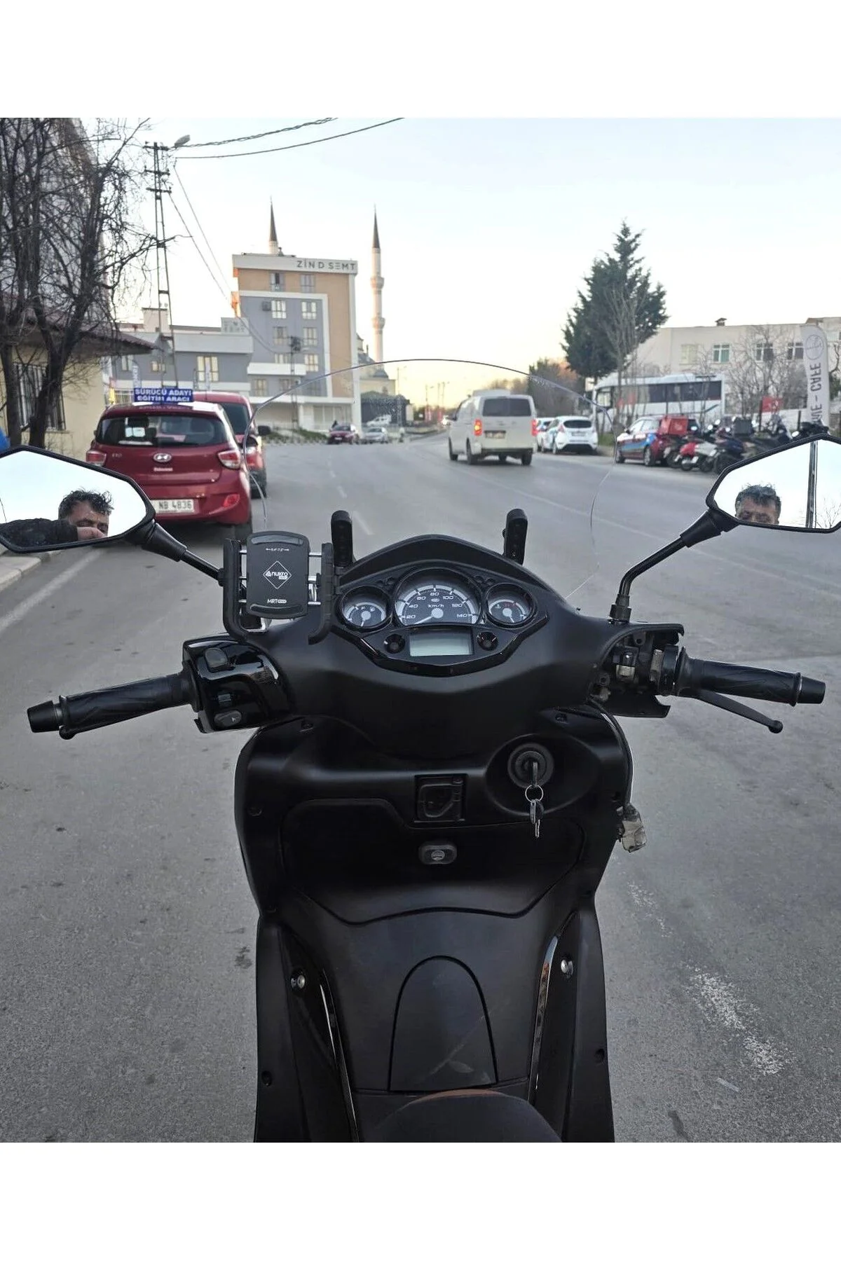 Yamaha Xenter 150 Ön Cam 2013-2016 Model 40cm Şeffaf Renkli 4mm