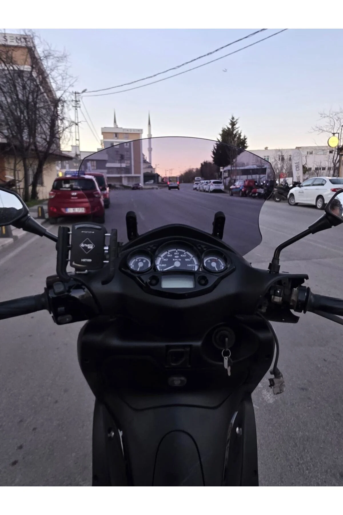 Yamaha Xenter 150 Ön Cam 2013-2016 Model 40cm Füme Renkli 4mm