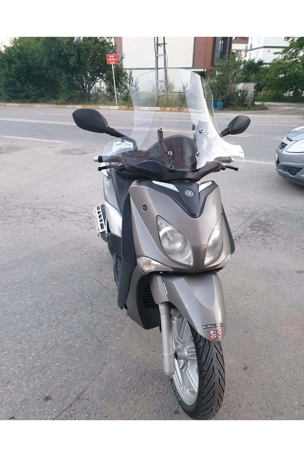 Yamaha Xenter 150 Ön Cam 2013-2016 Model 50cm Şeffaf Renkli 4mm E