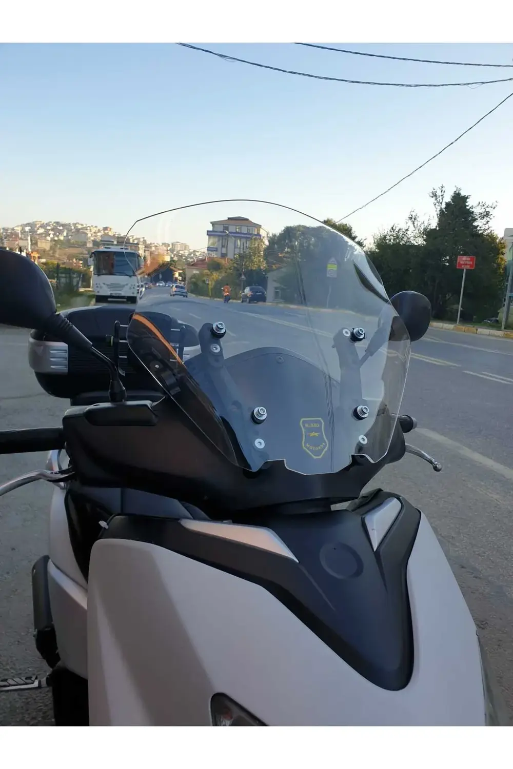 Yamaha Xenter 150 Siperlik Ön Cam 2013-2016 Model 40cm Şeffaf Ren