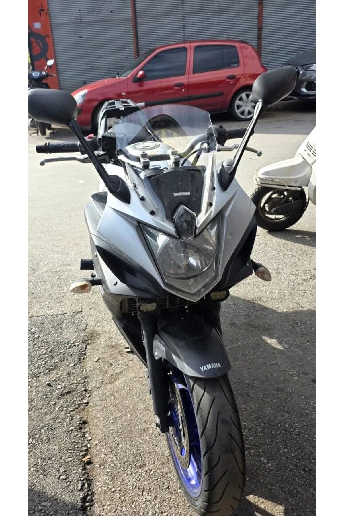 Yamaha XJ6 Diversion Ön Cam 2009-2016 Model 36cm Şeffaf Renkli 4m