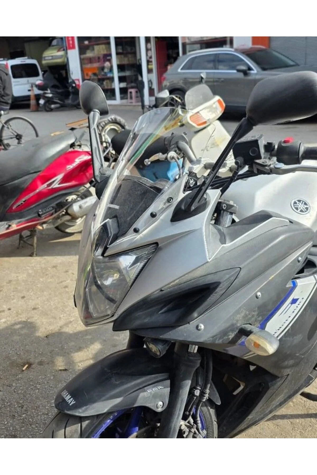 Yamaha XJ6 Diversion Ön Cam 2009-2016 Model 36cm Şeffaf Renkli 4m