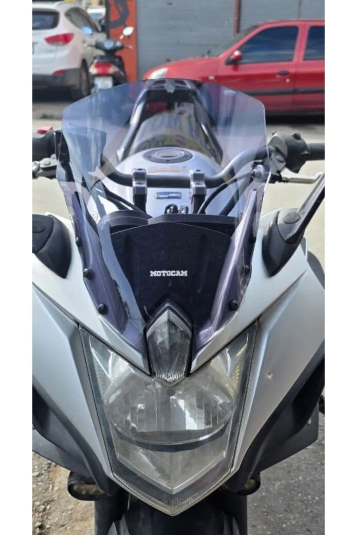 Yamaha XJ6 Diversion Ön Cam 2009-2016 Model 36cm Füme Renkli 4mm