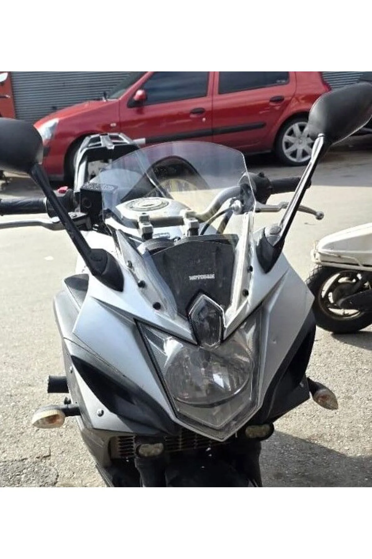 Yamaha XJ6 Diversion Ön Cam 2009-2016 Model 36cm Şeffaf Renkli 4m