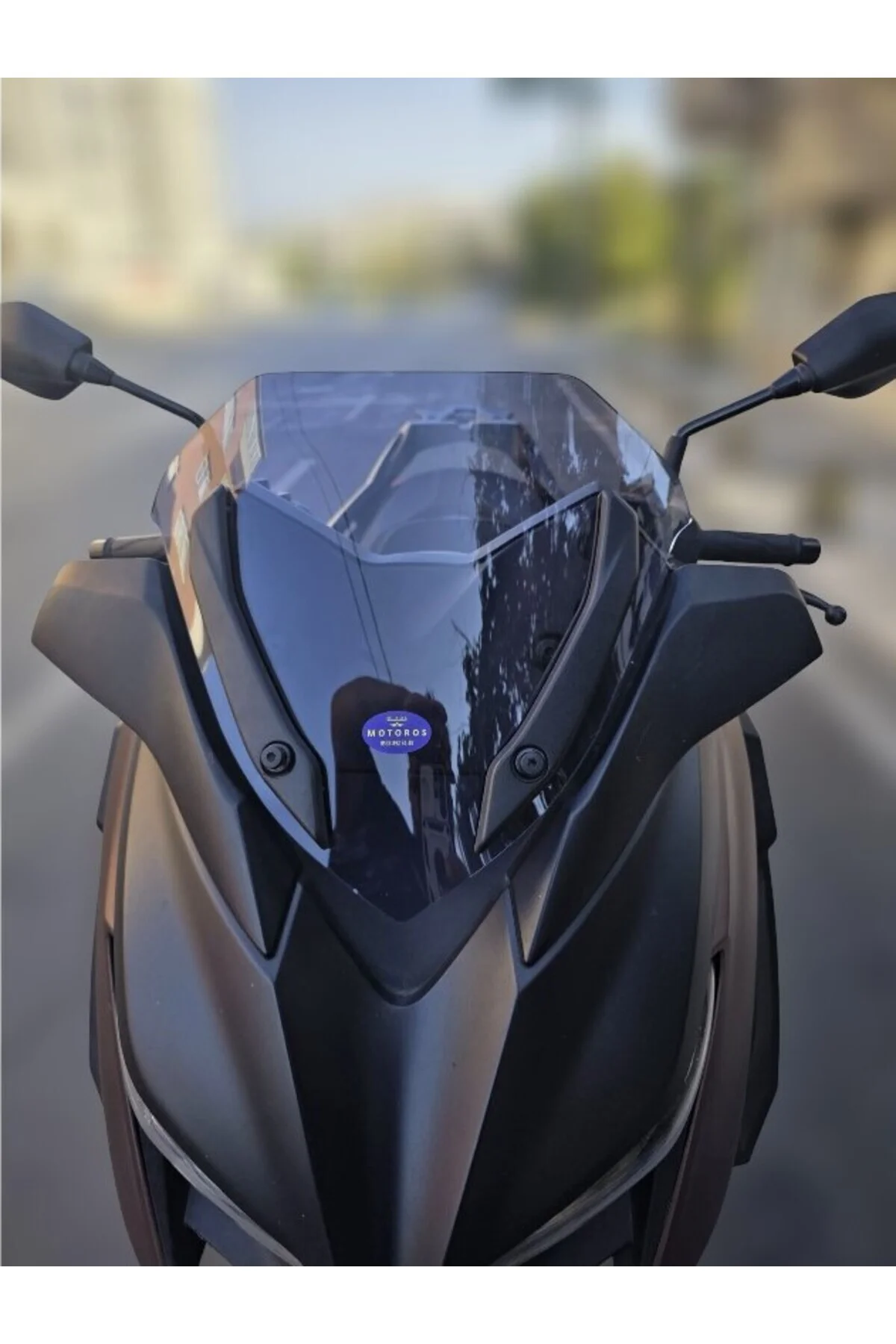 Yamaha Xmax 250 Ön Cam 2018-2022 Model 36cm Füme Renkli 4mm ORİJİNAL BOYLU